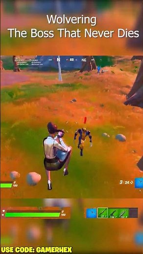 Wolverine Boss #fortnite #bossfight #fortnitebosses