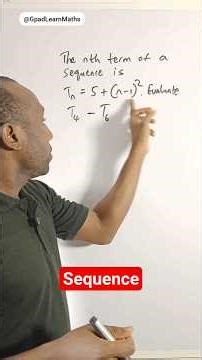 Solving problem involving Sequence #sequence #gpadlearnmaths #stem #maths #mathtips