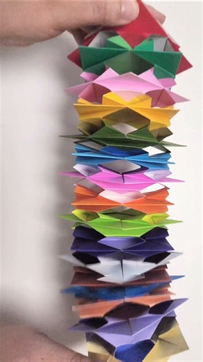 How to Make a Magic Circle / Easy Toy Origami Tutorial / #origami #papercraft