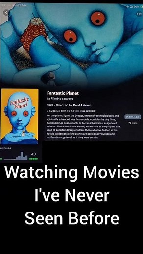 Watching Movies I've Never Seen Before! Movie: Fantastic Planet