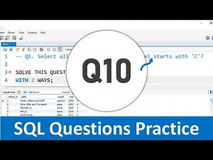 Top 10 SQL Interview Questions & Answers (Hindi) | SQL Practice Questions for Freshers 2026