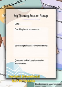 Therapy Session Summary Recap Cards, Debrief, Template, Counselling, School Counselor, Psychology, Social Work, Client-focused, CBT, DBT - Etsy