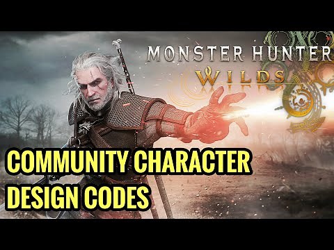 Monster Hunter Wilds INCREDIBLE Community Character Creation Design Codes