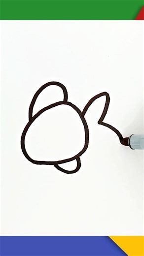 Fish Drawing Easy Tutorial 😍❣️🐡🐠 #easydrawing #drawing #shorts