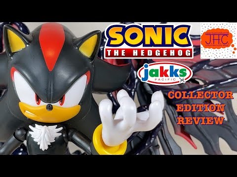 DOOM WINGS?! Sonic the Hedgehog Collector Edition Shadow Jakks Pacific Action Figure Review Throne