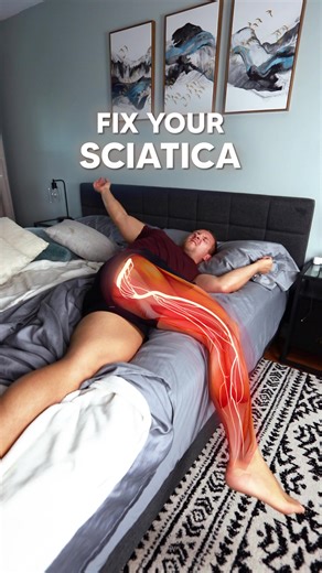 💥 Bedtime Sciatica Routine! ❌ Morning pain comes from irritated nerves and discs being compressed overnight. 🔑 Prep your spine before bed and support it overnight Follow these exercises 👇 1️⃣ Open the Space Around the Nerve This opens nerve space, reduces inflammation. 2️⃣ Light Lumbar Extension Restores mobility and moves the disc off the nerve. 3️⃣ Full Press-Ups Reduce disc pressure and calm sciatic symptoms. 4️⃣ Unlock the Hips This releases pelvic tension and reduces lower-back strain. 5
