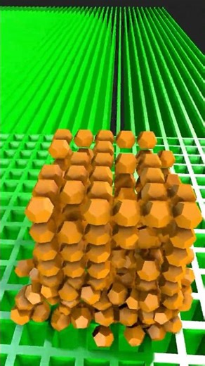 Incredible Pentagon Collapse Through Grid 😱 #roblox