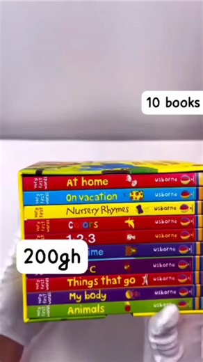 Usborne very first words storybook available The books use simple text and pictures to introduce children to new words, encouraging vocabulary building and speech development. They provide lots for children to look at and talk about. The books can help improve a child's motor skills and hand-eye coordination as they learn to handle the book and turn pages. The clear, distinct items on each page make it easier for a child to point to and identify objects. The books are designed to be interactive 