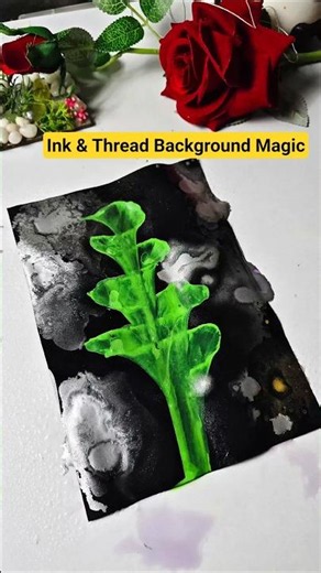The Ink & Thread trick everyone misses ✨ #art #shorts