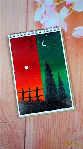 Simple & Creative Acrylic Painting Tutorial | Easy Canvas Painting