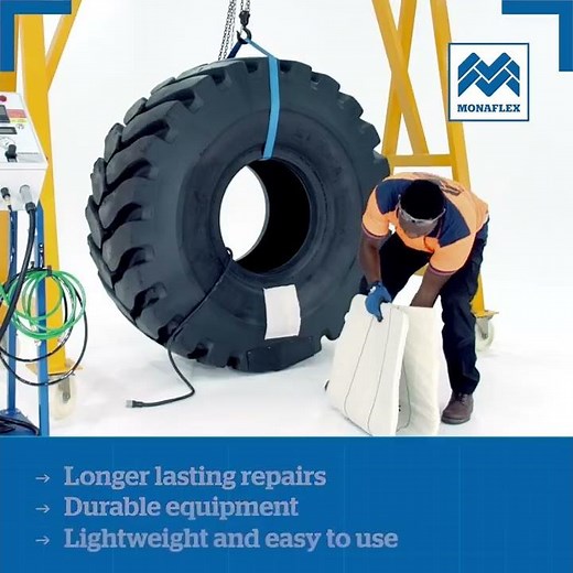 A quick look at the #monaflex Custom OTR System #tyrerepair #tirerepair