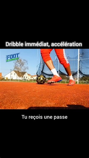 Immediate dribble, acceleration