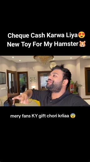 Cheque Cash Karwa Liya | New Toy For My Hamster