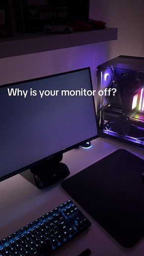 720hz 4K is crazy 😍 #oled #setup #monitor #techtok | why your monitor off