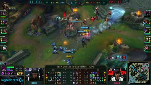 经典回顾-SKT落后EDG1W经济，WOLF完美团战极限翻盘（记得解说版本）