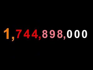 Numbers 0 to 1 Trillion with sounds