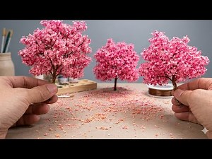 DIY blossom tree | How to make realistic cherry blossom Tree at home | step by step DIY tutorial
