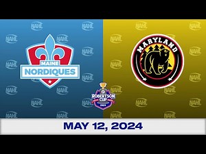 NAHL Game Highlights | Maine vs Maryland - 5.12.24