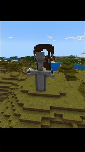 Building an EPIC Stone Sword in Minecraft! ⚔️🔥 #minecraft #minecraftshorts