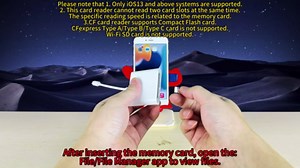 CF TF SD Card Reader for iPhone for Apple for IPad Adapter (3in1) Lightning Digital Camera Memory Stick Transfer to Lighting Adaptor Photo Female Flash Drive Converter Dongle Computer Accessorie