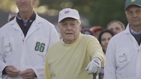 Jack Nicklaus Shanks Opening Tee Shot at The Masters