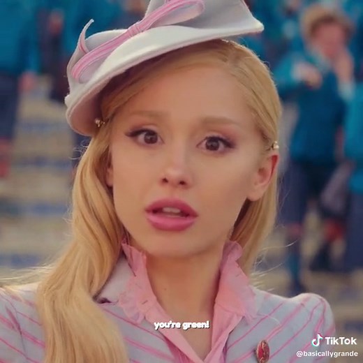 Ariana Grande in Wicked Movie Trailer - Toss Toss Scene