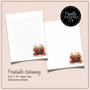 Printable Stationery Lined Paper | Printable Writing Paper With Typewriter | Letter Writing Paper | Personalized Notepad - Etsy UK