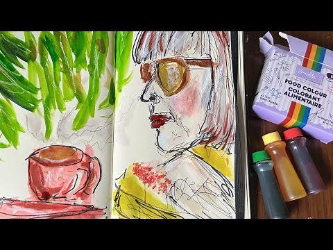 Painting with Food Colour – Make Your Art POP!