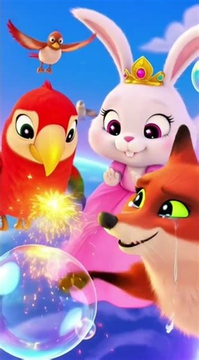 Planet of Soap Bubbles 👸🦜🦊 | Popping Sparks Adventure | Furry Dreams Stories