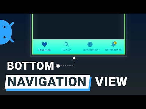 Android Bottom Navigation View with Fragments and Navigation Component - Bottom Navigation Bar