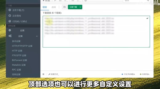 下载速度110MBs！电脑多功能下载工具，支持网盘、磁力等多种协议！多线程、多任务批量添加、文件断点续传！集成浏览器扩展插件，可接替网页下载！ (1)