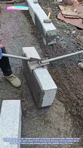 Stone by Stone: How Curb Clamp Tools Position Granite Street Edging