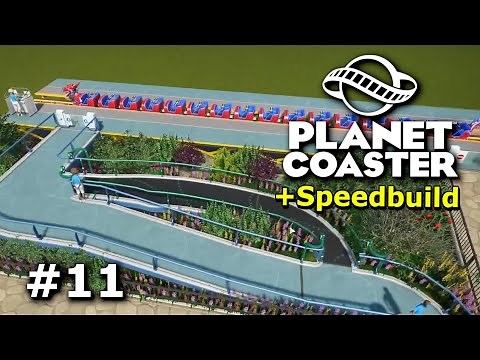 Planet Coaster 🎢 #11: Achterbahn Eingang Bauen + Speedbuild [Deutsch] [PC]