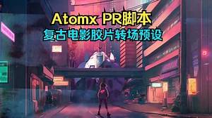 【PR脚本】255个复古电影胶片烧伤闪光穿孔VHS光晕变形撕裂特效视频转场预设 Retro Vibes Transition Bundle