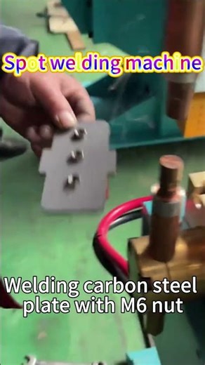 Spot Welding Machine for Carbon Steel Plate and M6 Nut Welding