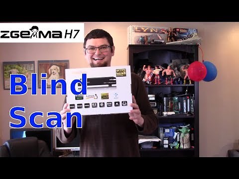 Zgemma H7 UHD 4k Blind Scan Setup Tutorial for Free To Air Satellite TV