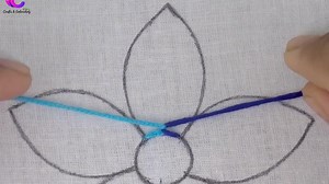 5.5K views · 271 reactions | Easy Zigzag Stitch Elegant Floral Design, Very Unique Flower Hand Embroidery Tutorial Please Visit My Youtube Channel: https://www.youtube.com/channel/UCvPbVz3hejZM1T97Q0FUsxA Video Link: https://youtu.be/J_uGpI5e-8c | Crafts & Embroidery | Facebook