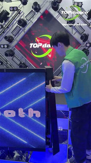 2.LED Foldable DJ Booth | 270° Immersive HD Visuals, GOB-Protected#SmallScreen#SmallDisplay