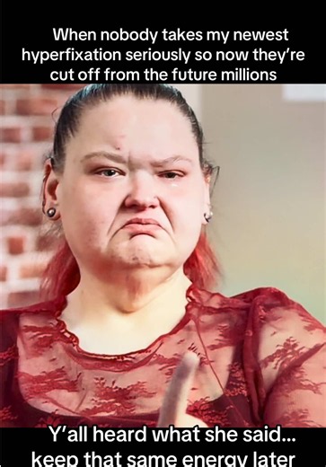 No need for a caption… y’all heard her 😭 #keepThatSameEnergy #AmySlaton #1000lbsisters #MOOD #FYP
