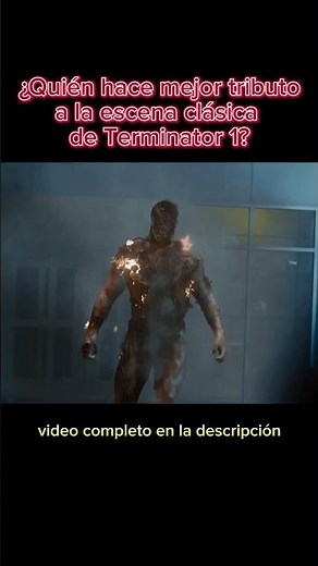 El mejor tributo a escena clásica de Terminator 1 #terminator #t800 #fyp #peliculas