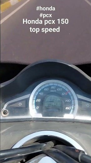 Honda pcx 150 top speed