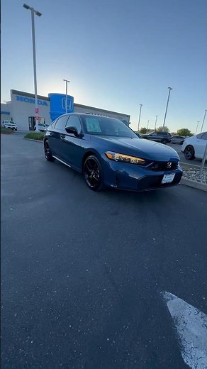 💙 Blue Lagoon Pearl 2025 Honda Civic Sport Hybrid THE #1 sold and reviewed!