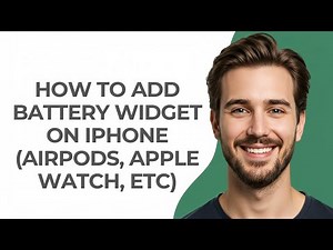 How To Add Battery Widget On iPhone (AirPods, Apple Watch, Etc) - GUIDE!