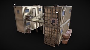 Military Container Stage Props - Download Free 3D model by Neslihan Çakmak (@neslihancakmak)