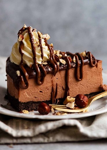 Nutella Cheesecake (No-Bake!)