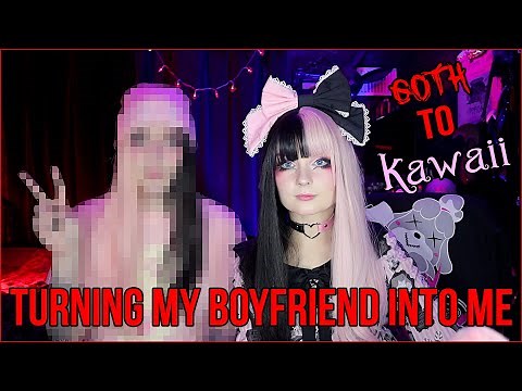 Turning My Boyfriend Into Me [Pastel Makeover]