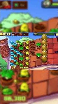 PvZ Walkthrough: Complete All Flags on Last Stand Roof#pvz