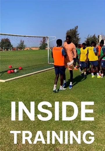 Séance avant le match de la Coupe du Sénégal
