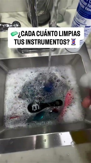 Barber... 🐸 How often do you clean your tools!? 🧼💈⚡️