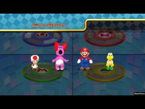 Mario Party 9 - Toad Vs. Birdo Vs. Mario Vs. Koopa | Step It Up